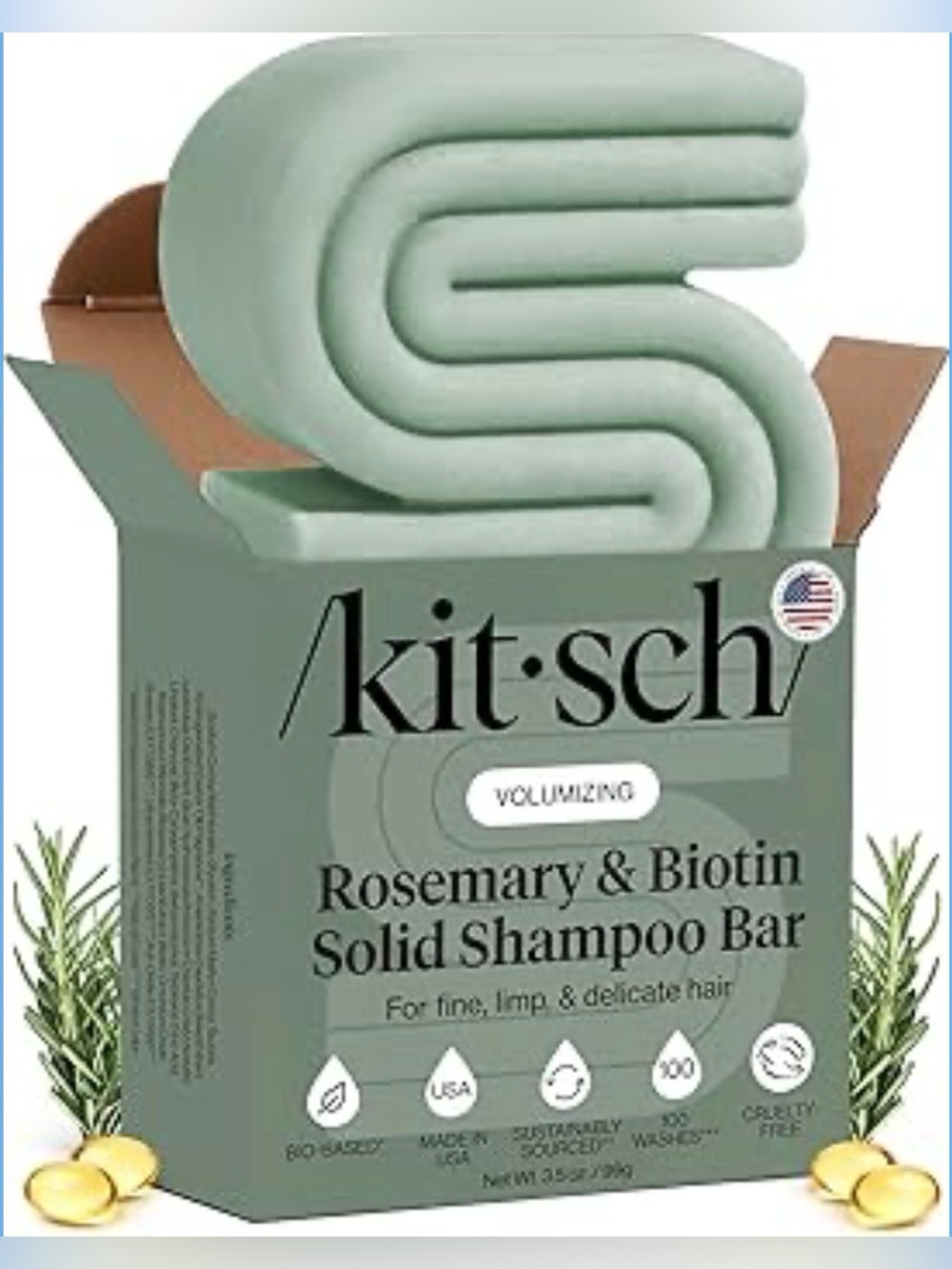 Rosemary & Biotin Shampoo Bar
